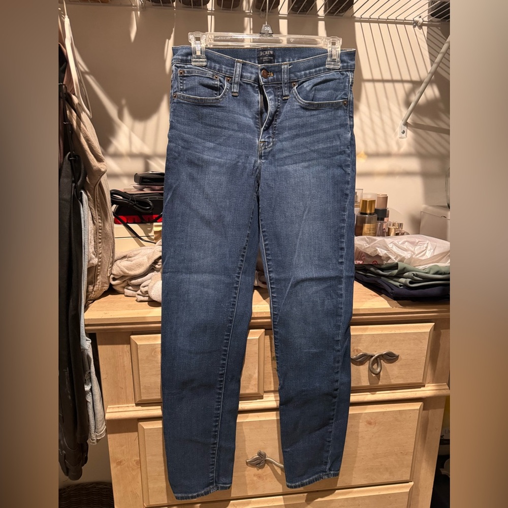 J. Crew Women's Classic Blue Skinny Jeans